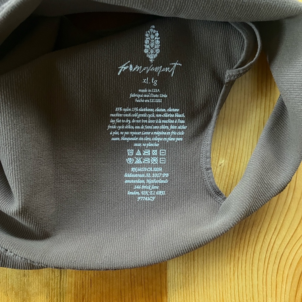 Free People Brown Crop Topfree People Top - Picture 3 of 3